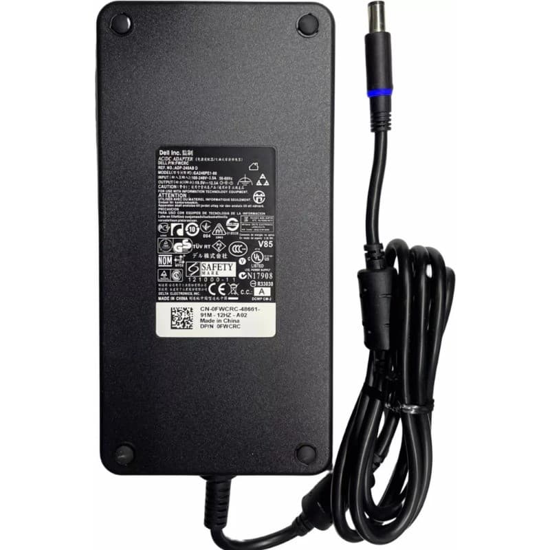 Carregador Fonte COMPATIVEL  Dell G3 G5 G7 G15 Gamer 240w 12.3a