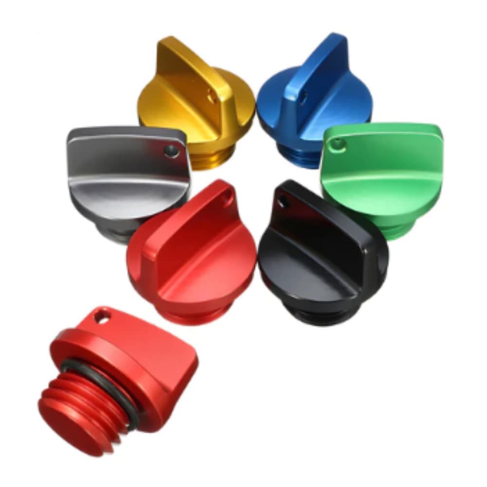 Tampa de Óleo Moto Esportivo Alumínio CNC Resistente Universal Honda Yamaha 150 160 Colorida