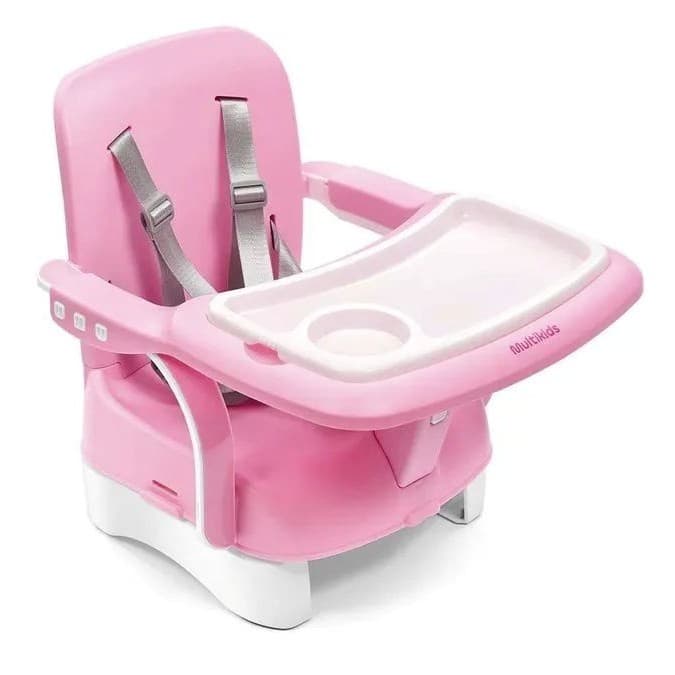 Assento Elevatório para Refeição Lollipop Rosa Multikids