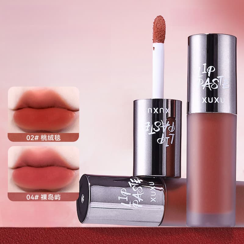 Brilho Labial, Batom Líquido Matte Aveludado, Batom Líquido para Efeito Natural, Batom Líquido para Estudantes e Festas,