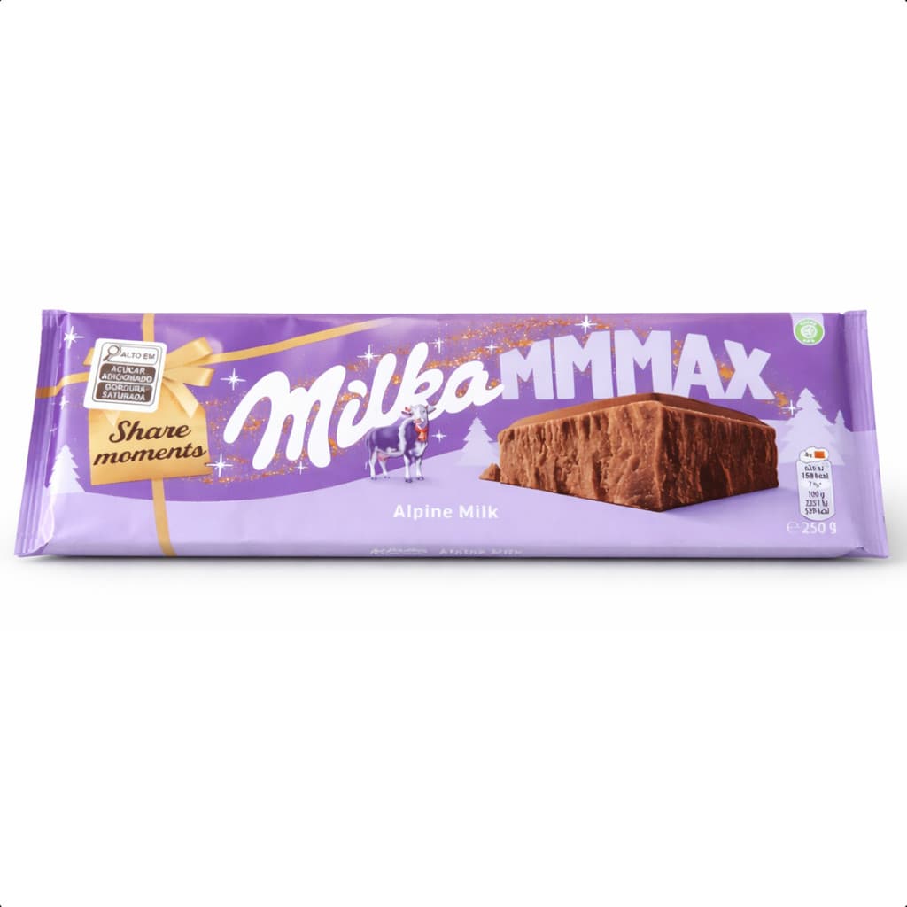 Chocolate Milka Alpine Milk 250g Ao Leite Importado