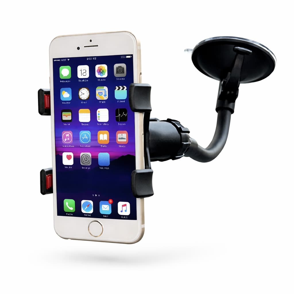 Suporte de Celular Para Carro Veicular com Ventosa Forte para Vidro Universal