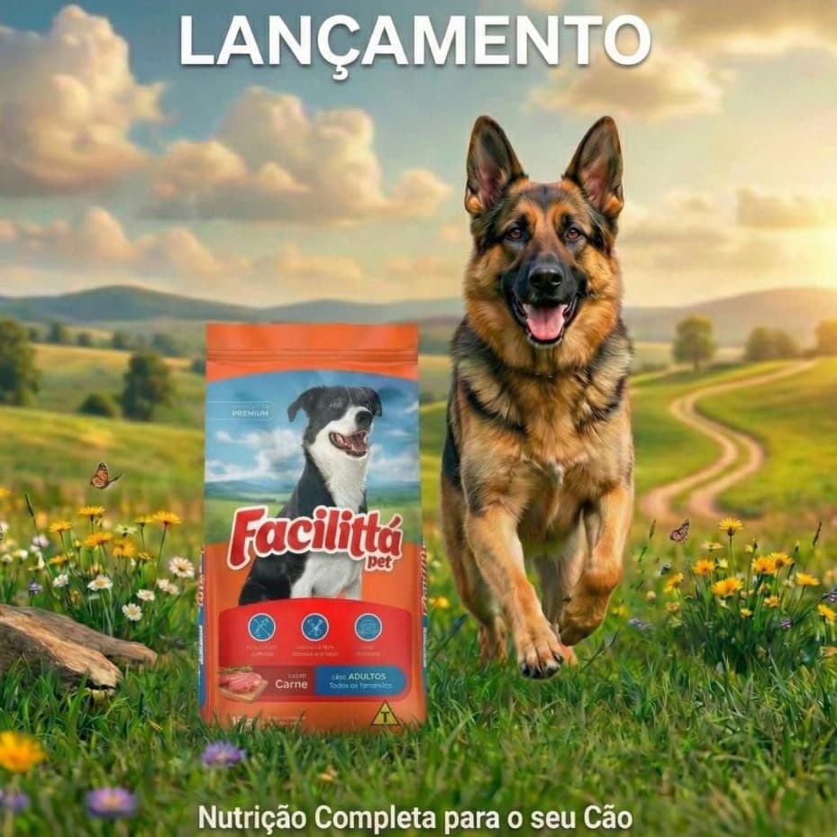 Ração Facilitta Cães Adultos de Raças Medio e Grande Porte 10,1 kg