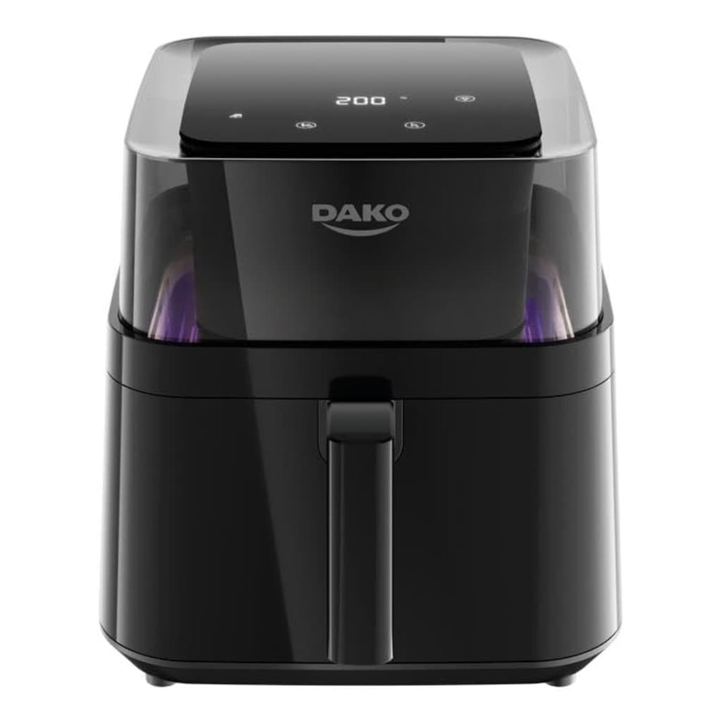 Air Fryer Dako Transparente 6L 4 em 1 Digital 127V