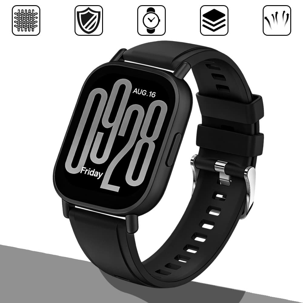 Pulseira Silicone De 22mm Para Relógio Smartwatch Redmi Watch 5 Active/Lite/Amazfit Bip 6/Huawei Watch/Garmin/ Samsung
