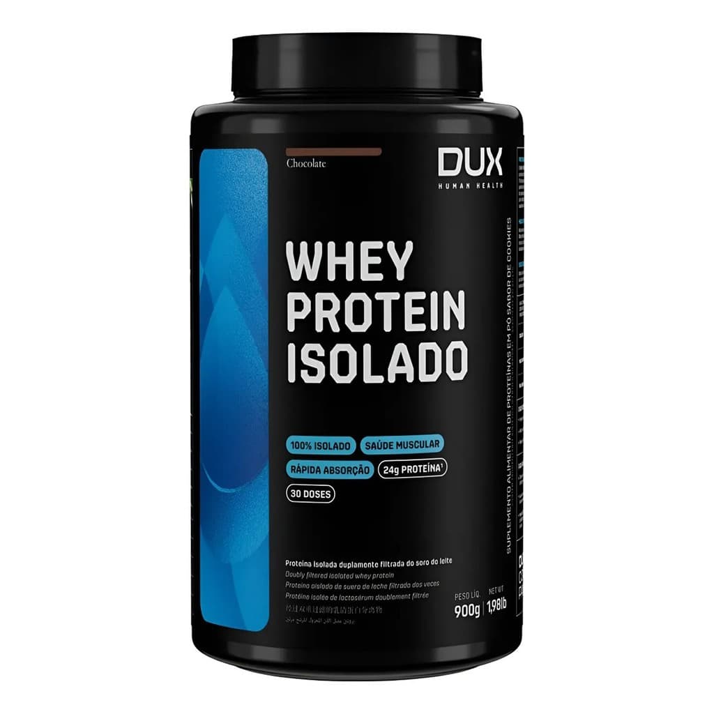 Whey Protein Isolado (900g) Dux Nutrition - Chocolate