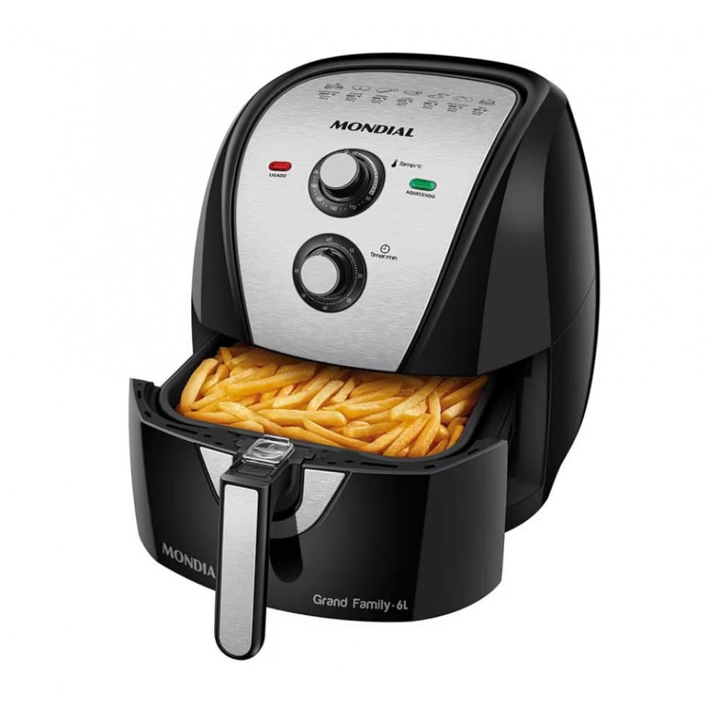 Fritadeira Elétrica Sem Óleo Air Fryer AFN-60 6L Mondial