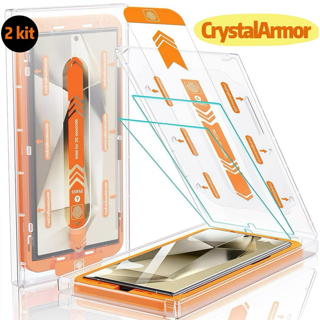 2Pcs Vidro Temperado Para SamsungGalaxy S22/S22+/S23/S23+/S24/S24+/S24FE/S24U/S25/S25+/S25U/S26/S26+/S26U Película Prote