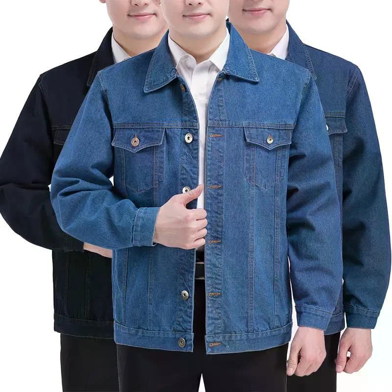 Primavera outono jaqueta masculina Casual jaqueta jeans fina jaqueta masculina