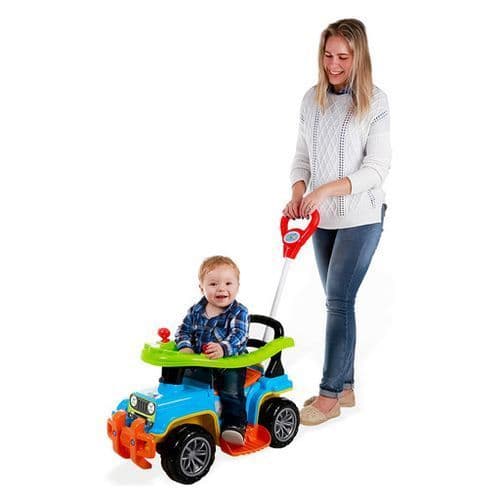 Carrinho Infantil Empurrador Colorido Jip Jip Estimulacao Motora Divertido Seguro