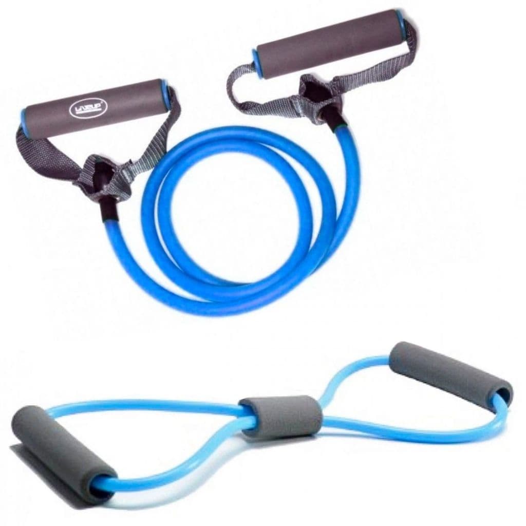 Kit Extensor em Oito Forte + Extensor Uma Via Forte Azul para Treino