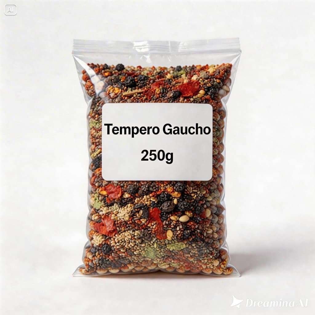 Tempero Gaúcho para Churrasco Mix de Temperos Natural