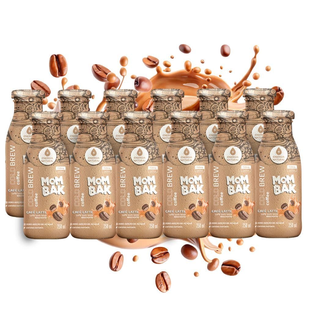 Bebida Energética Cold Brew Mombak Machiato 250ml - 12unid