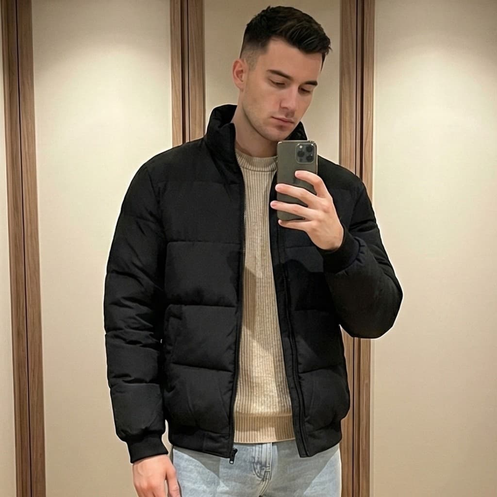 Casaco Masculino Jaqueta Puffer Bobojaco Corta Vento Premium Blusa De Frio Gominho Nylon Japona