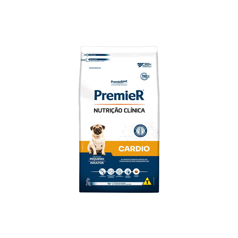 PREMIER NUTRIÇÃO CLINICA PARA CAES CARDIO PEQUENO PORTE 2 KG