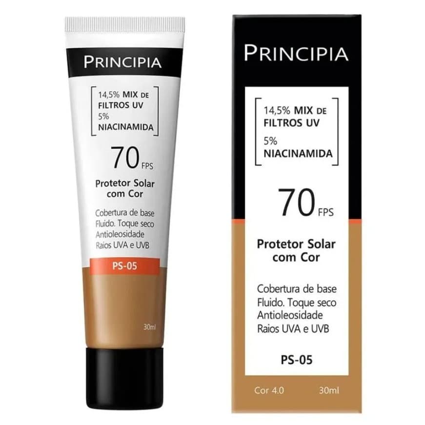 Protetor Solar Facial Principia FPS 70 Cor 4.0 PS-05 30ml