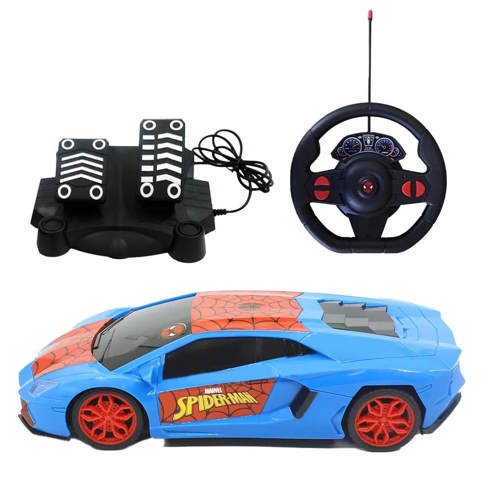 Carrinho Controle Remoto 7 Funções Homem-Aranha - Candide