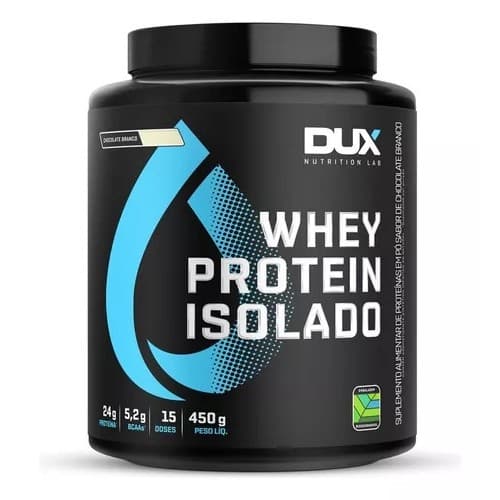 Whey Protein Isolado Pote (450g) - Sabor: Chocolate Branco