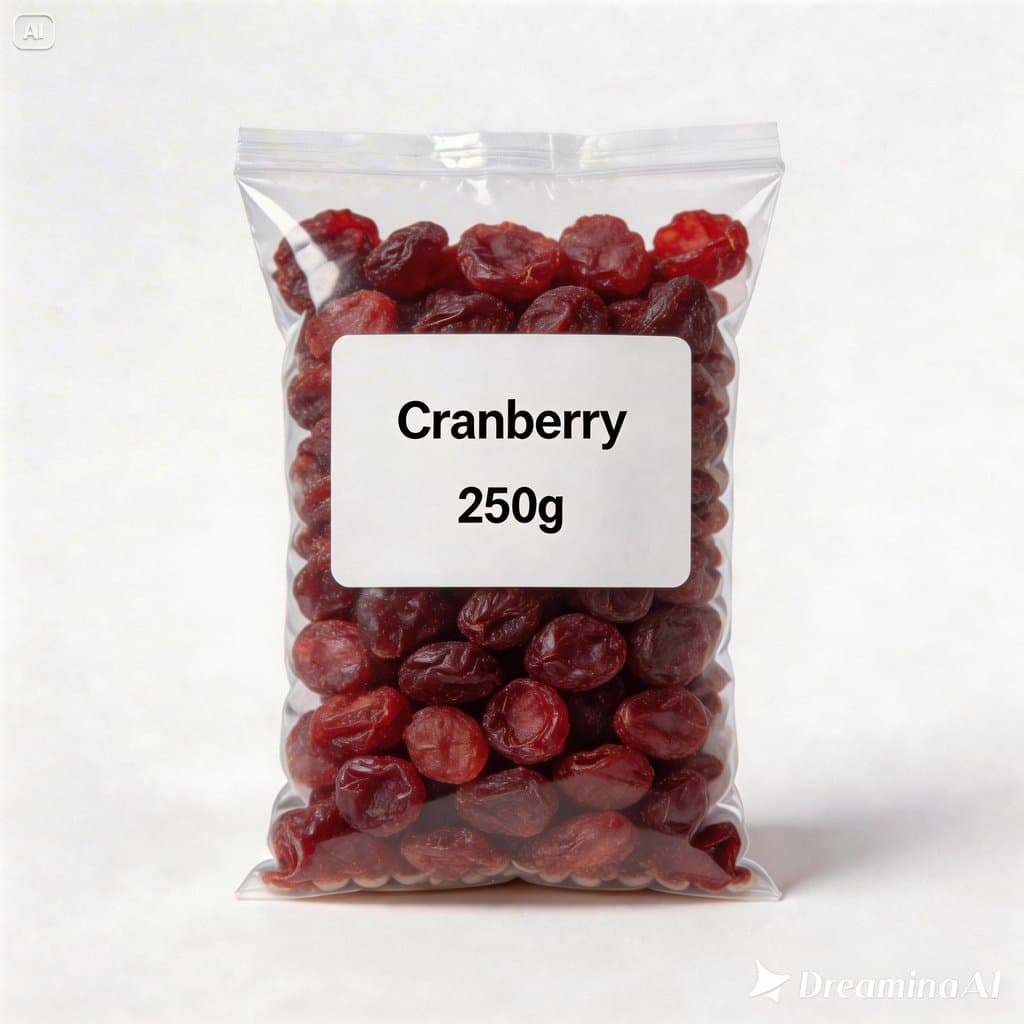 Cranberry Desidratado Natural Fruta Seca Saudável