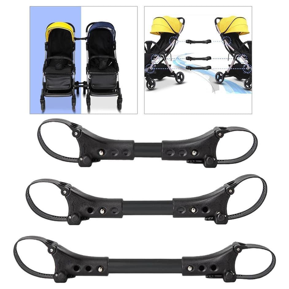 Conector Duplo Com Juntas Universais Para Carrinho De Bebê