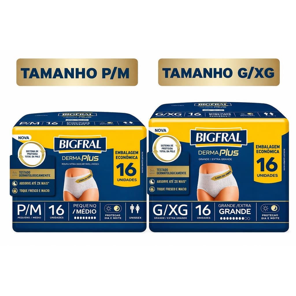 BigFral Derma Plus Pants - Roupa Íntima
