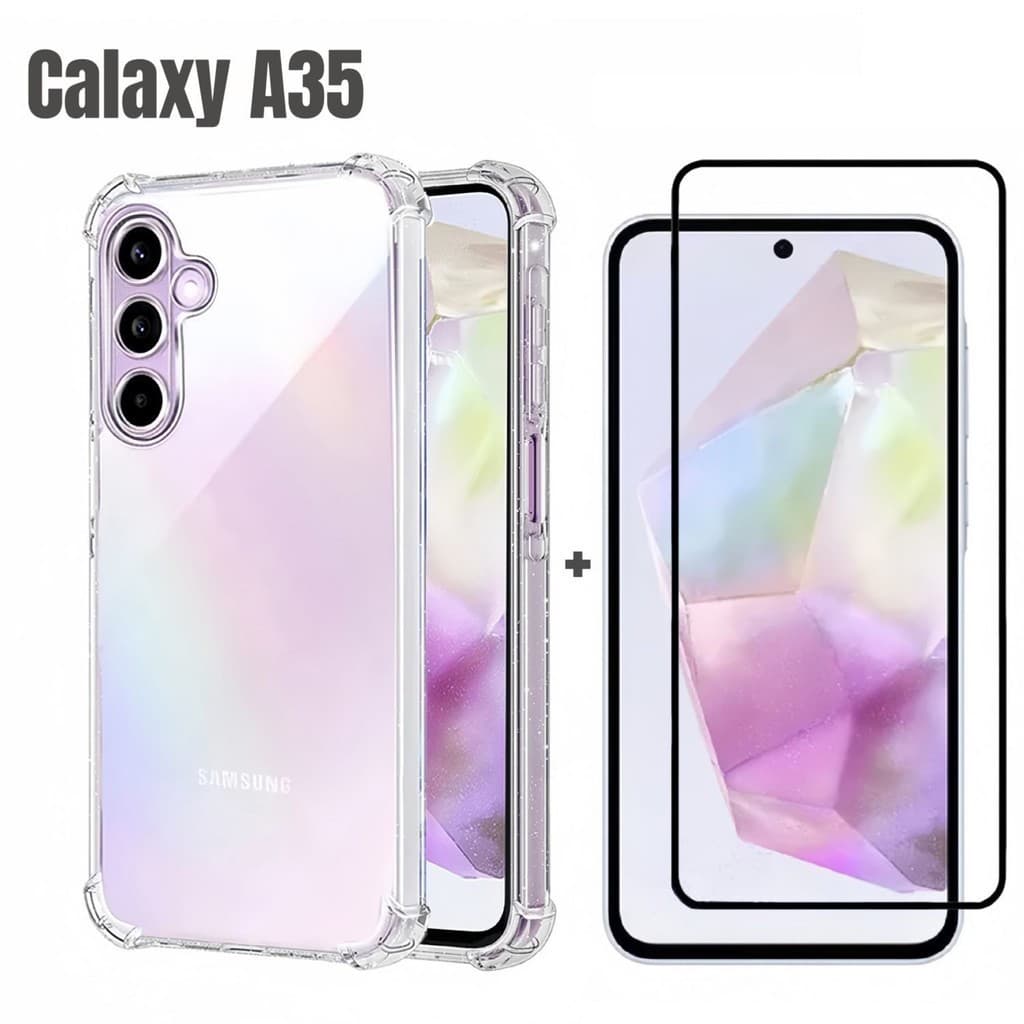  Película e Capa Capinha Para Samsung Galaxy A35