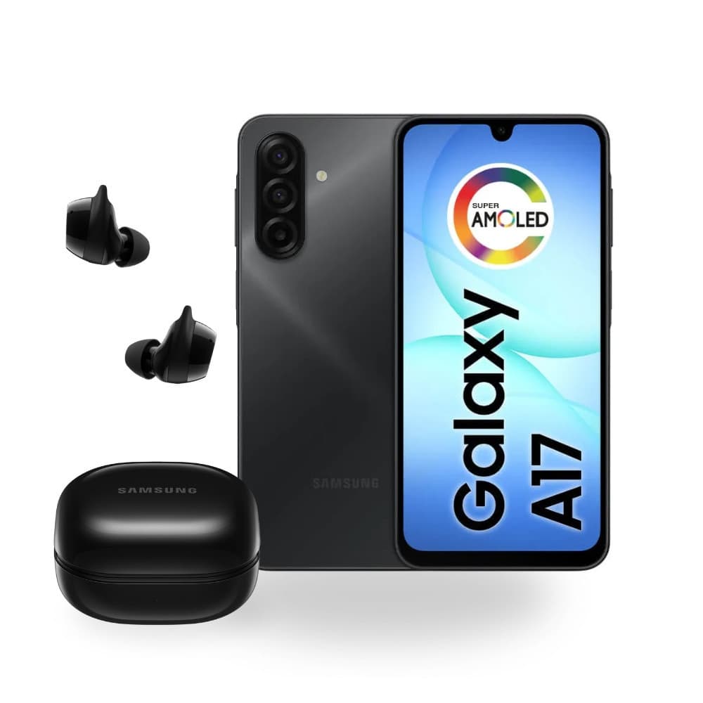 Kit Samsung Galaxy A17 256GB 5G com Fone Galaxy Buds Core R410 IA e Conectividade