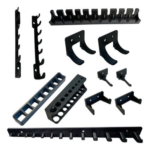 Kit Suportes Organizador De Ferramentas Universal 11 Peças - Completo - Polyprint 3D
