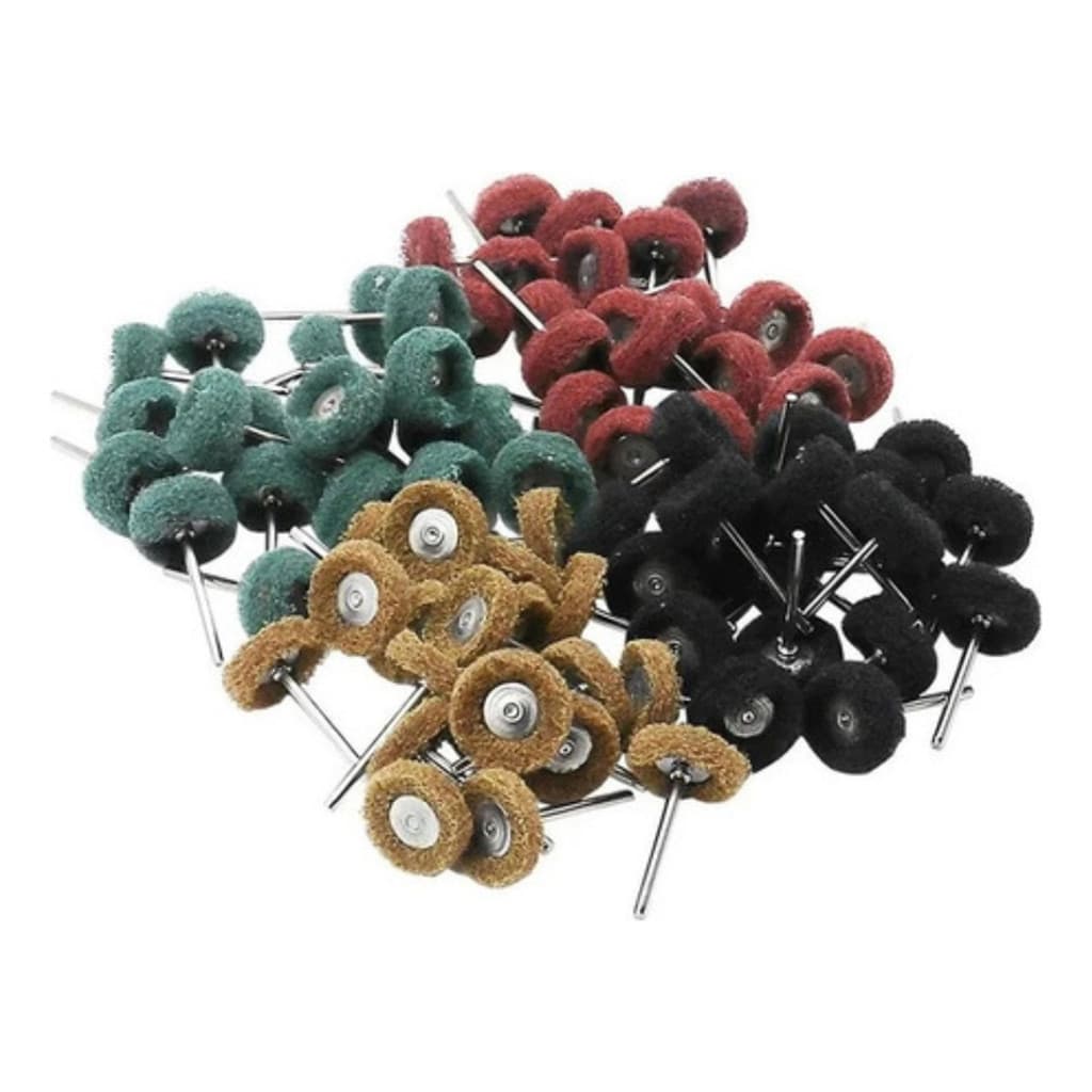 20un Escovas Nylon Polir Lixar Acessórios Micro Retifica