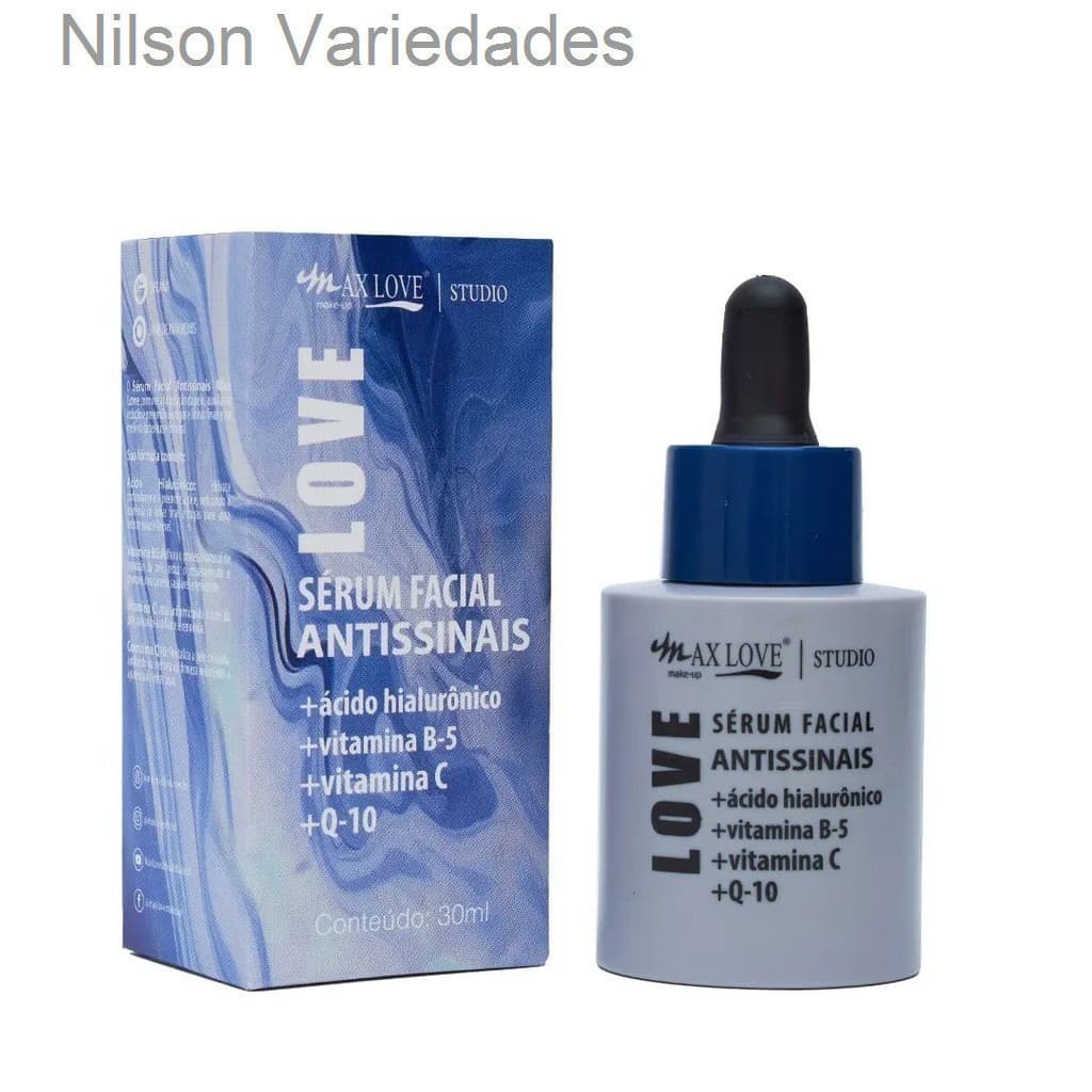 (V)✨ Sérum Facial Antissinais Vitamina C + Q10 Max Love – Firmeza, Luminosidade e Renovação6B5K