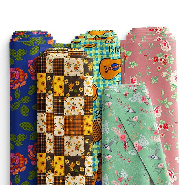Tecido Tricoline 100% Algodão Bolsas Luxo Enxoval Quilting Mesa Posta Costura Criativa Patchwork