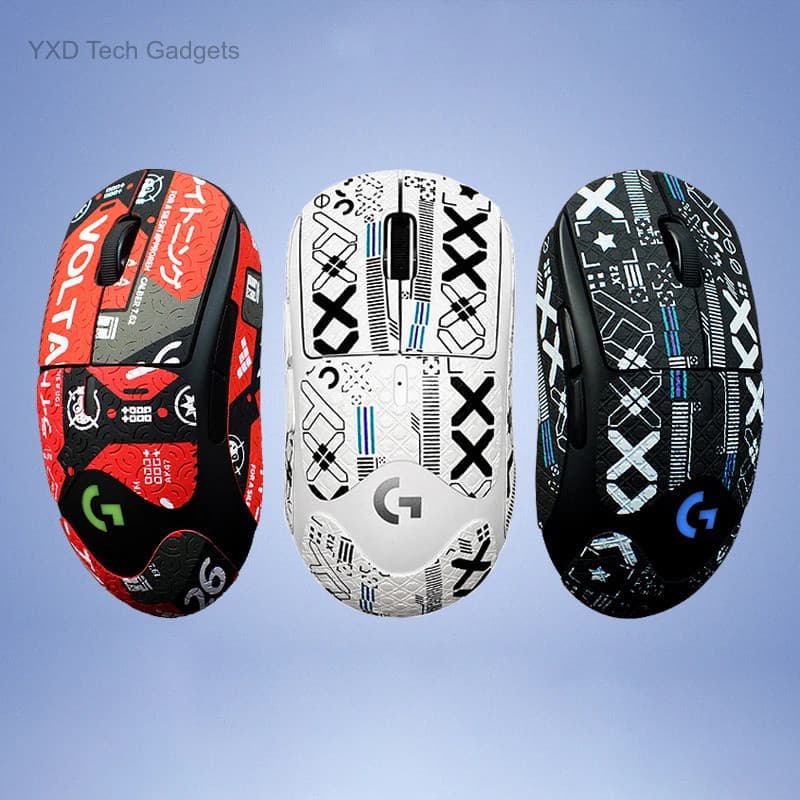 Mouse Grip Tape Skate Adesivo Antiderrapante Suga Suor Anti-Deslizamento Para Logitech G Pro X Superlight Sem Fio