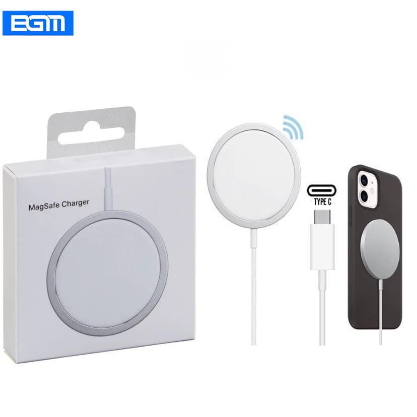 BGM-Carregador Magnético Sem Fio iPhone Magsafe 15W Carregamento Rápido,Magnetic charger 15W Carregamento Rápido