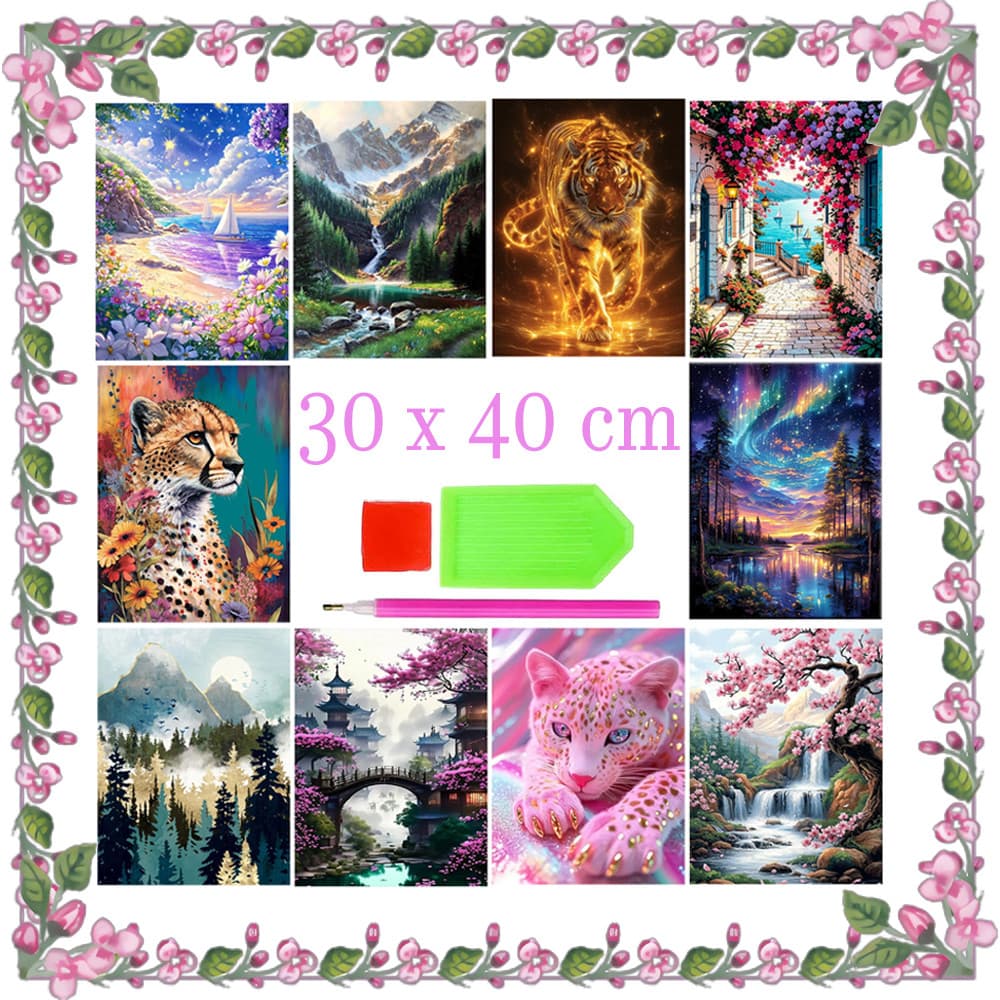 30 x 40 cm, Pintura diamante diy 5d pintura diamante kits de pinturas diamante artes artesanato para decoração de parede