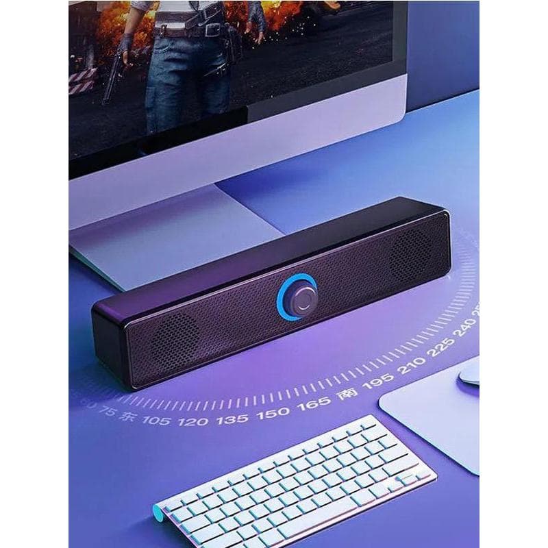 Áudio do computador desktop doméstico pequeno alto-falante duplo Volume alto Notebook desktop tira longa Bluetooth Subwo