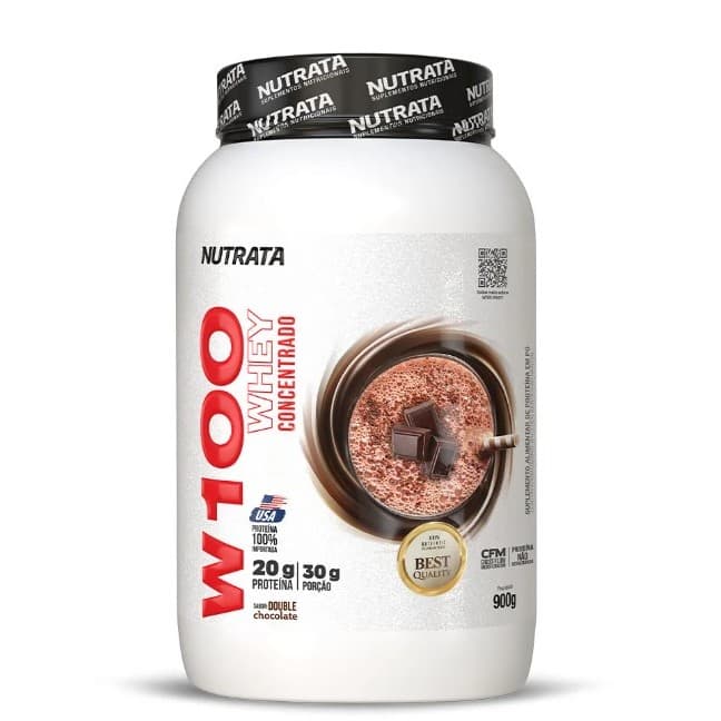 WHEY PROTEIN NUTRATA 900g – MORANGO |  BAUNILHA |  CHOCOLATE | COOKIES | COCO
