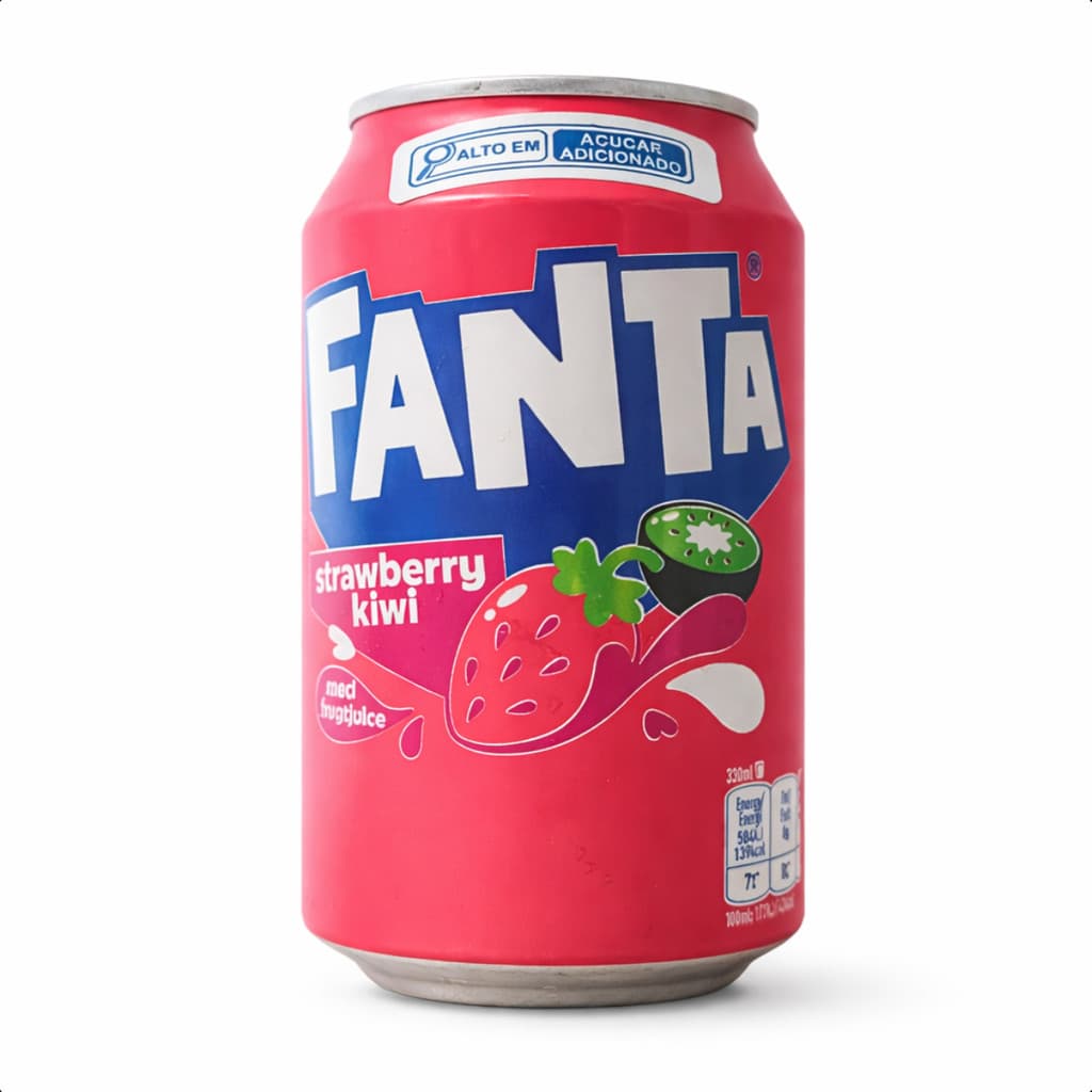 Fanta Morango Kiwi 330ml Bebida Importada Original