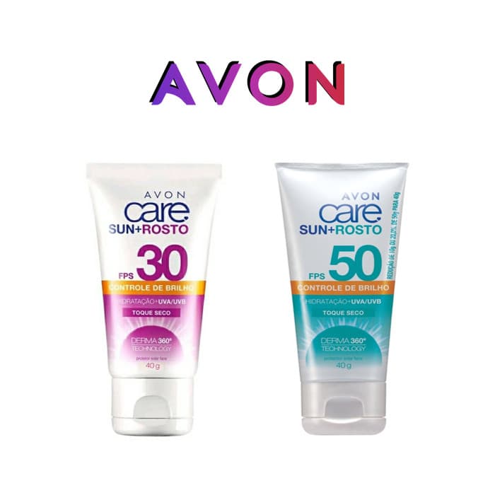 Protetor Solar Avon Care Rosto Controle de Brilho FPS 30 OU FPS 50 - 40g (Protetor Solar Facial Acabamento Matte)