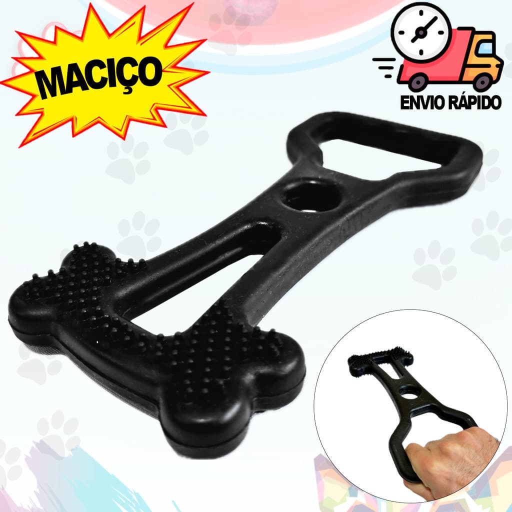 Brinquedo Para Cachorro Puxador Maciço Resistente Mordedor Para Cachorro Médio Grande