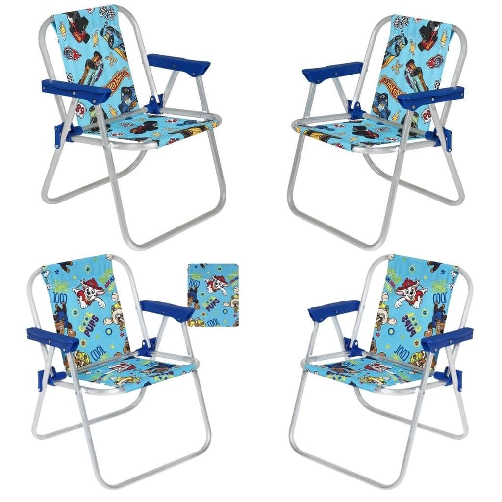CADEIRA INFANTIL ALUMINIO BEL AZUL