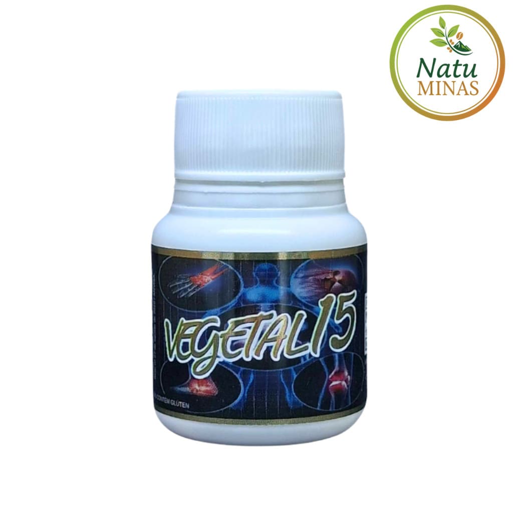 Kit 6 Frascos Vegetal 15 Original 500mg 15 Cáps