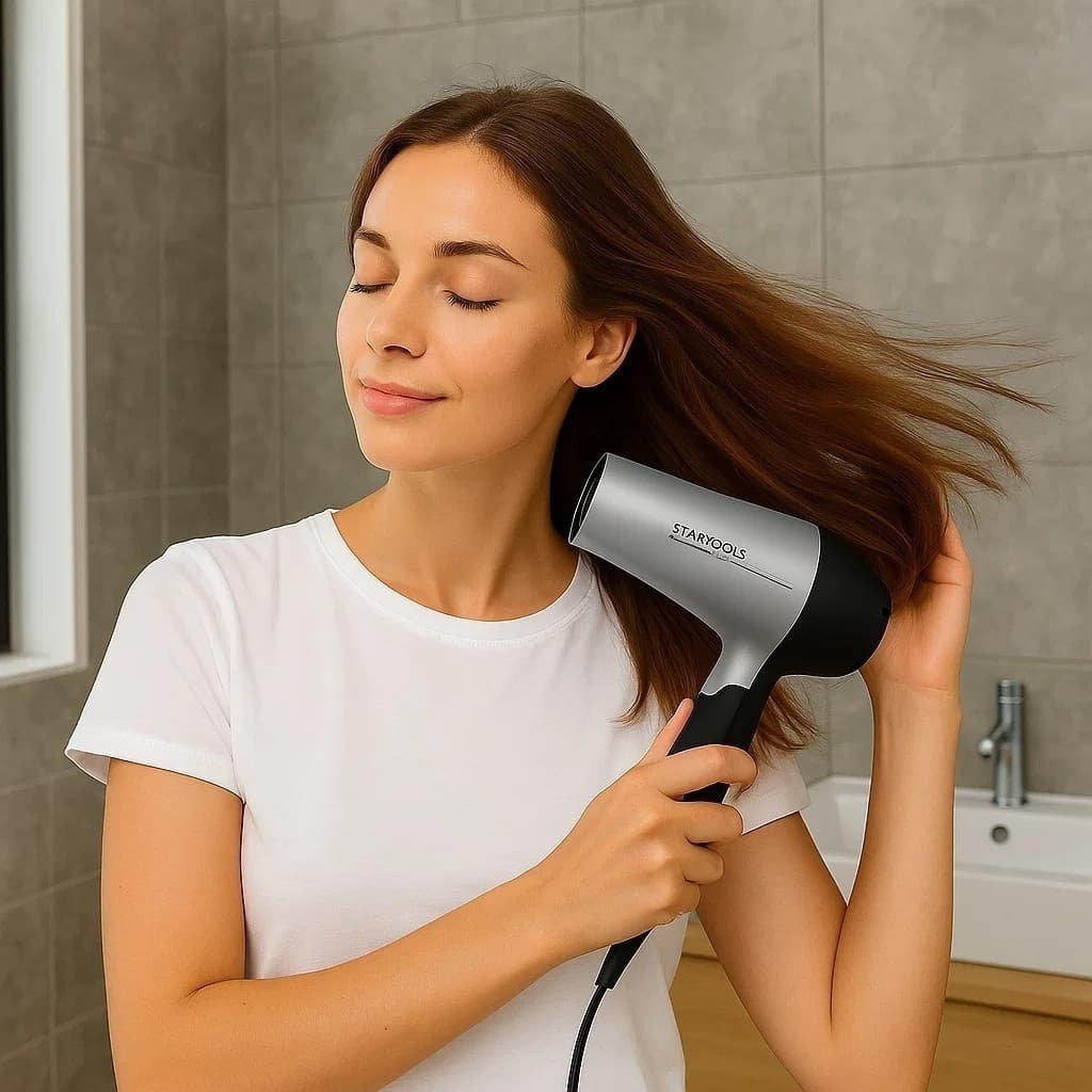 Secador Cabelo Profissional Quente Frio Modelador Ondular Potente
