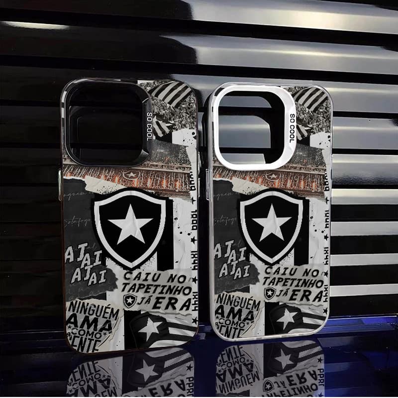 Capinha de celular Crachá Botafogo futebol para iphone 13 normal 14 11 12 17 16 13 pro max 15 plus 14 Pro capa Capinha