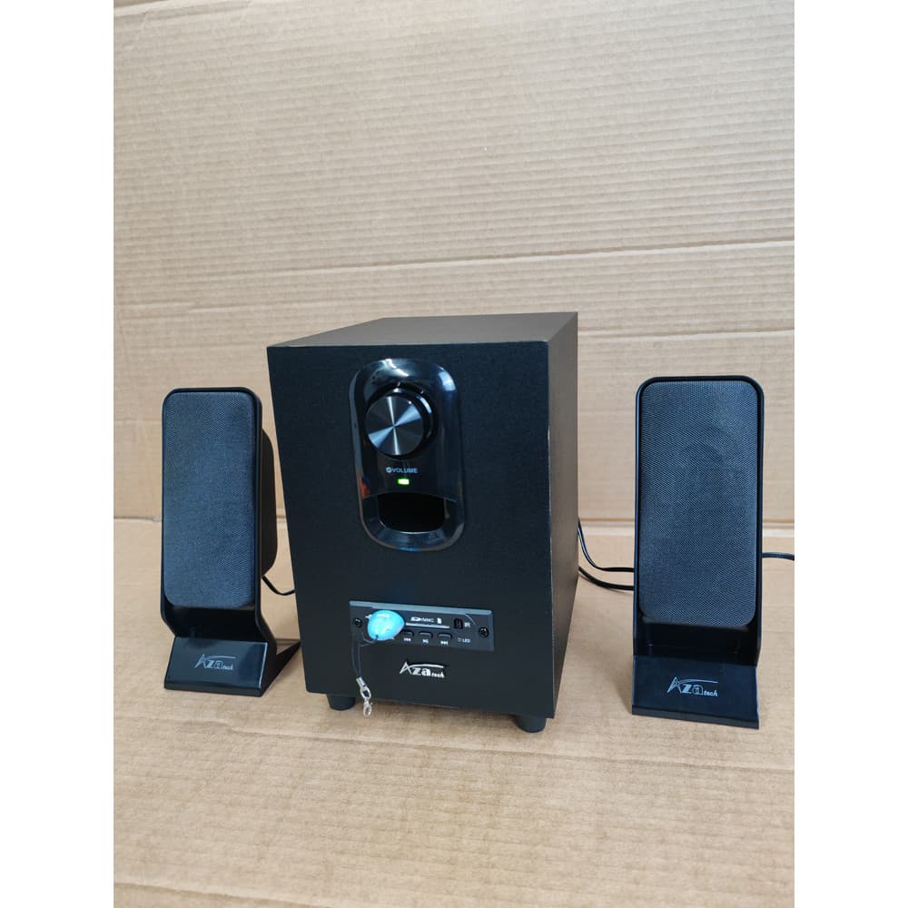 2.1 Subwoofer Desktop Computador Desktop Doméstico Mini Alto-falante Subwoofer Notebook Cartão U Disk