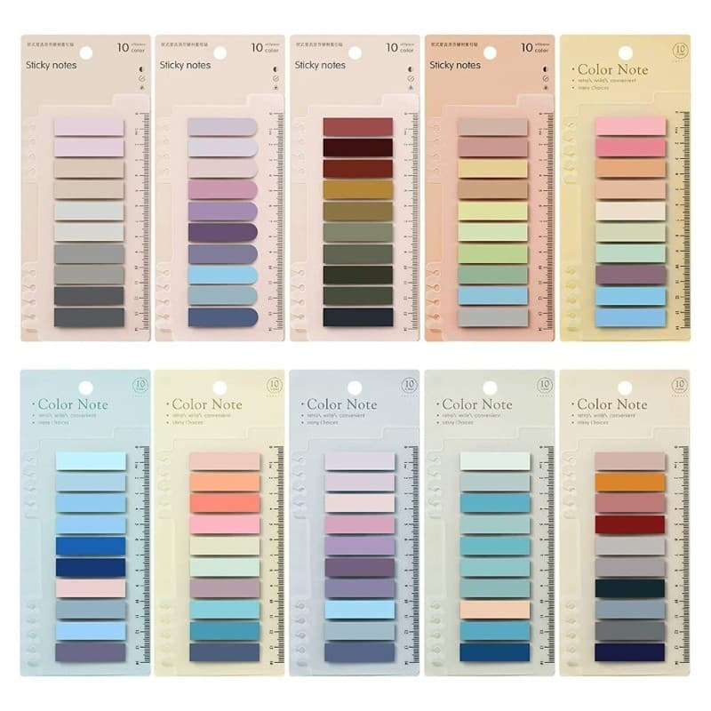 kit De Notas Adesivas Coloridas Destaque Suas Ideias 600 folhas