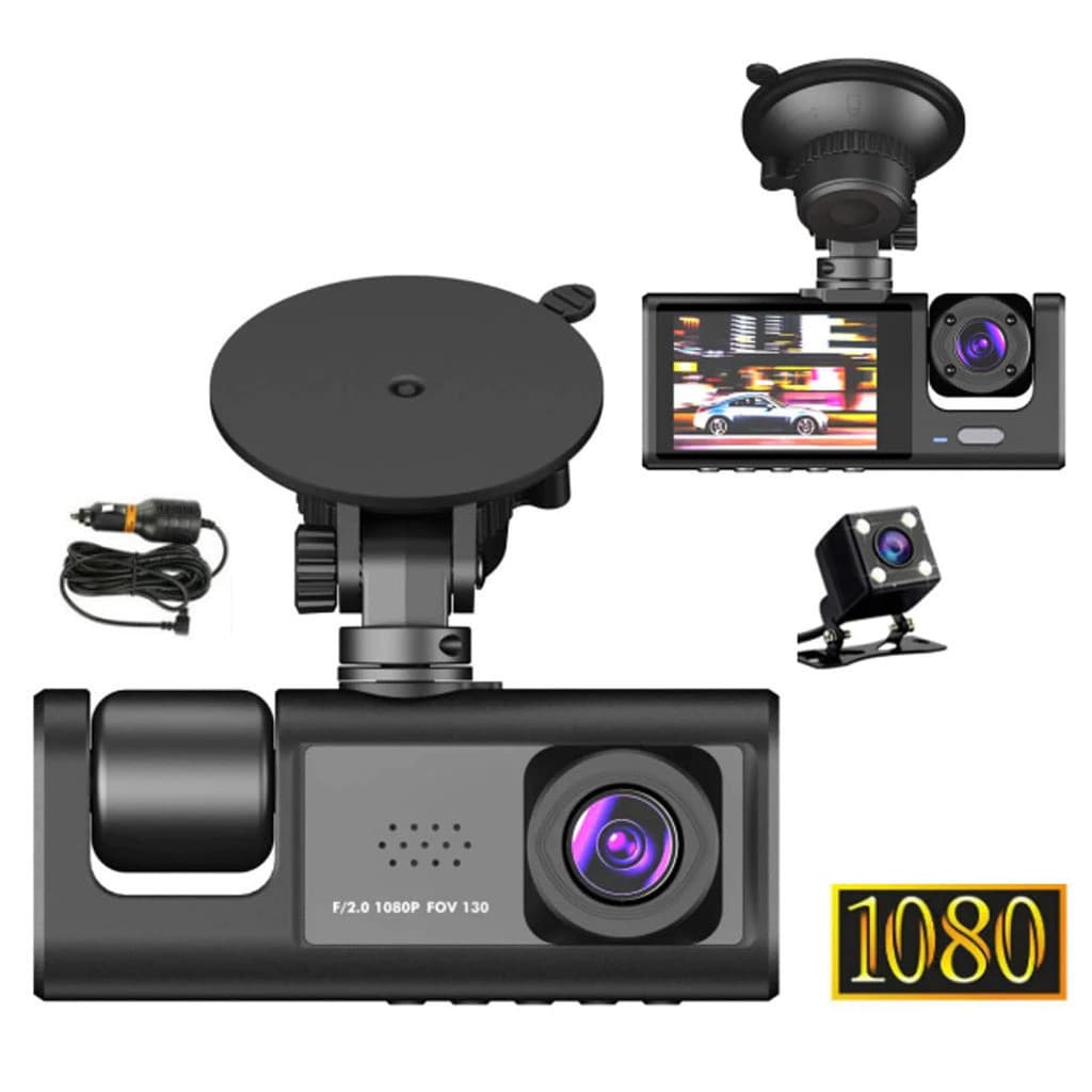 Gravação De Espelho Retrovisor Lente Dupla Monitoramento De Carro HD 1080P Dianteira E Traseira