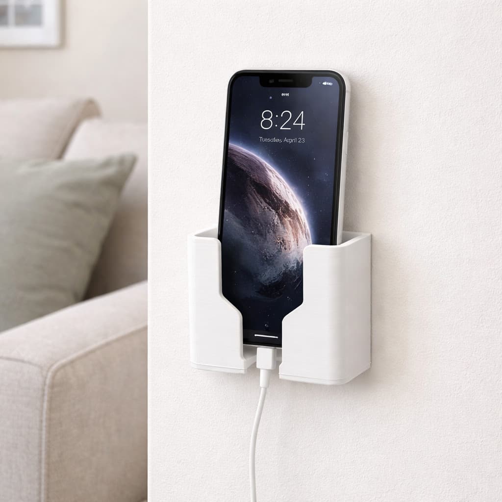 Porta Controle E Celular Parede Universal Organizador Casa E Cozinha Suporte Multiuso