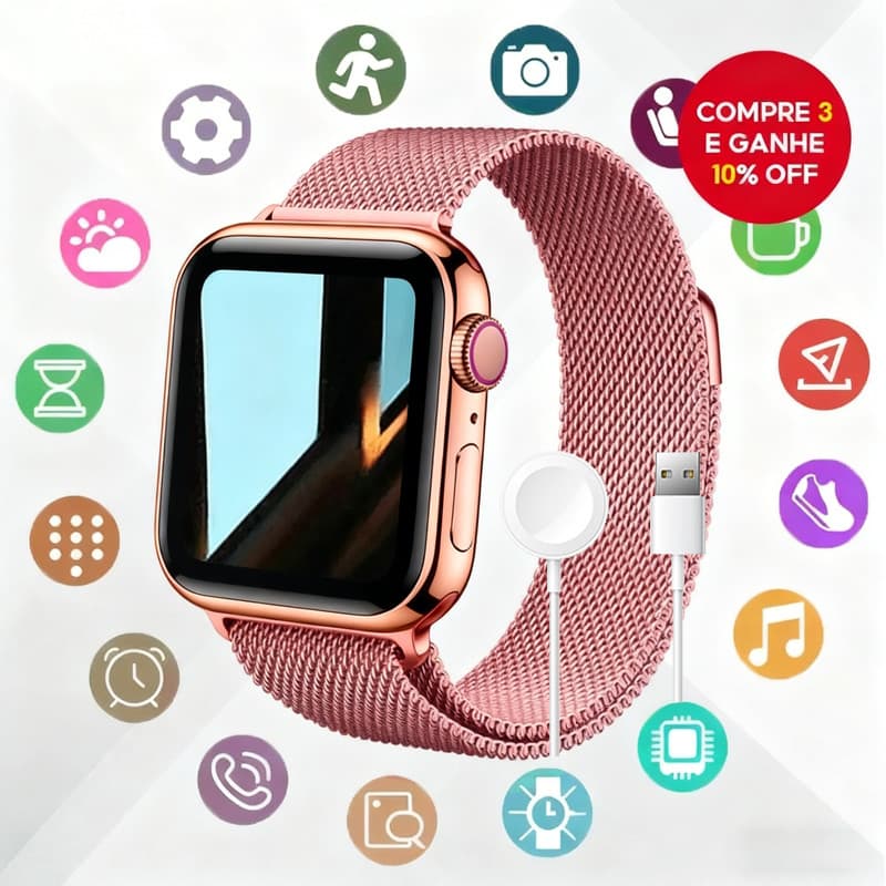 Smartwatch Para Mulheres , Relógio Inteligente S11PRO Esportivo digital À Prova D'água Android E iOS BVBM