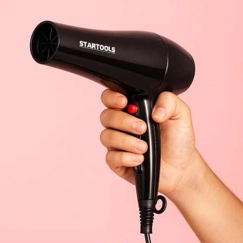 Secador Cabelo Alta Potência 1800w Bivolt Profissional Secagem Rápida Preto