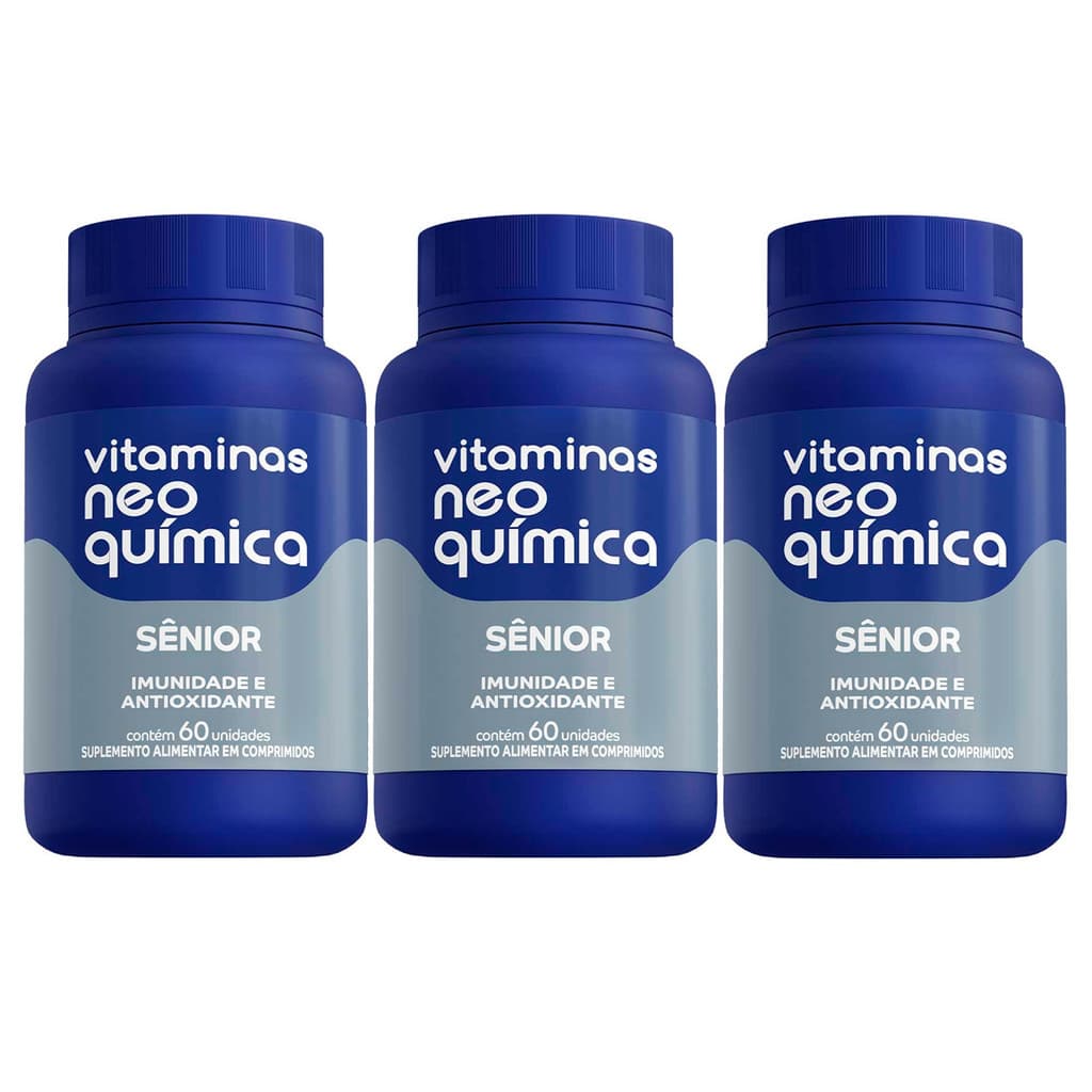 Kit 3 Vitamina Sênior 50+ Com 60 Cápsulas - Neo Química